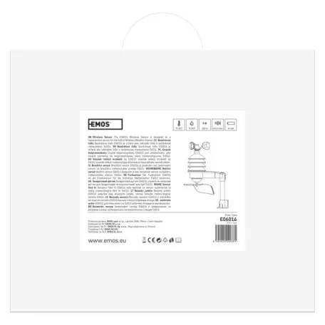 EMOS Vezeték nélküli Érzékelő E06016