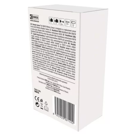 EMOS Vezeték nélküli érzékelő E06018, E6016