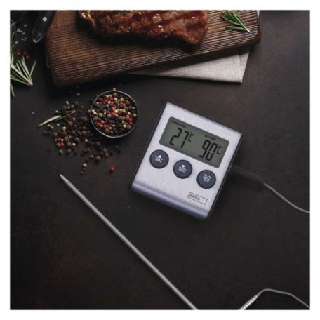 Digitális grillhőmérő időzítővel E2157