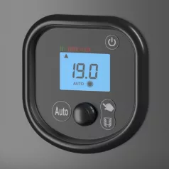   Noirot E221124 RSS Anuri DY 1200 AN törölközőszárító, 1200 W, IP24 védettség, beépített ventilátor, gyerekzár, antracit szürke