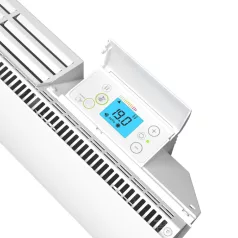   Noirot E223117 Walter H 2000 BL aktív öntöttvas radiátor, 2000 W, öntöttvas fűtőelem, IP24 védettség, gyermekzár, LCD kijelző