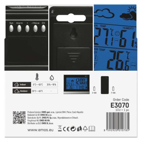 EMOS Időjárás állomás E3070