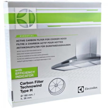 E3CFWH Technowind Type H szénszűrő páraelszívó 190 x 38 mm