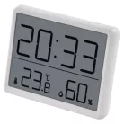 Digitális hőmérő páratartalom-mérővel, vezeték nélküli érzékelővel, óra, dátum E6210