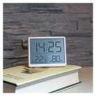 Digitális hőmérő páratartalom-mérővel, vezeték nélküli érzékelővel, óra, dátum E6210