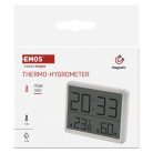 Digitális hőmérő páratartalom-mérővel, vezeték nélküli érzékelővel, óra, dátum E6210