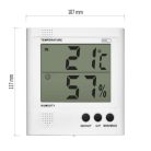 Digitális hőmérő páratartalom-mérővel, vezetékes érzékelővel E8471