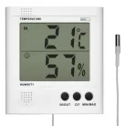 Digitális hőmérő páratartalom-mérővel, vezetékes érzékelővel E8471