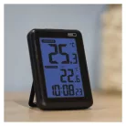 Digitális hőmérő, vezeték nélküli érzékelővel, ébresztőóra E8636