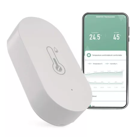 GoSmart digitális vezeték nélküli hőmérő, páratartalom-mérővel, ZigBee EGS0102
