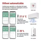 GoSmart digitális vezeték nélküli hőmérő, páratartalom-mérővel, ZigBee EGS0102