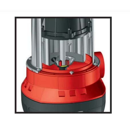 Einhell GC-DP 3325 merülő szennyvízszivattyú, 330 W, max. áramlás 9500 l/h, max. szállítási magasság 6 m, szívás 7 m, idegen részecskék max. 25 mm, max. nyomás. 0,6 bar, tápkábel 10 m