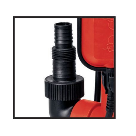 Einhell GC-DP 3325 merülő szennyvízszivattyú, 330 W, max. áramlás 9500 l/h, max. szállítási magasság 6 m, szívás 7 m, idegen részecskék max. 25 mm, max. nyomás. 0,6 bar, tápkábel 10 m