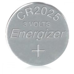   Lítium gombelem CR2025 | 3 V DC | 2 - Buborékfólia | Ezüst