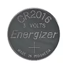 Lítium gombelem CR2016 | 3 V DC | 100 mAh | 2 - Buborékfólia | Ezüst