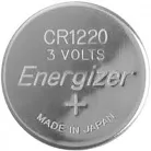 Lítium gombelem CR1220 | 3 V DC | 37 mAh | 1 - Buborékfólia | Ezüst