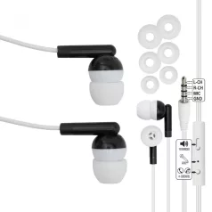 Multimédiás fülhallgató, hangerőszabályzóval