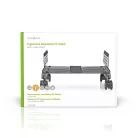 Asztali számítógép állvány | állítható szélesség / Dönthető Forgatható | 13 - 25 cm | 25 kg | Fém / Műanyag | Fekete