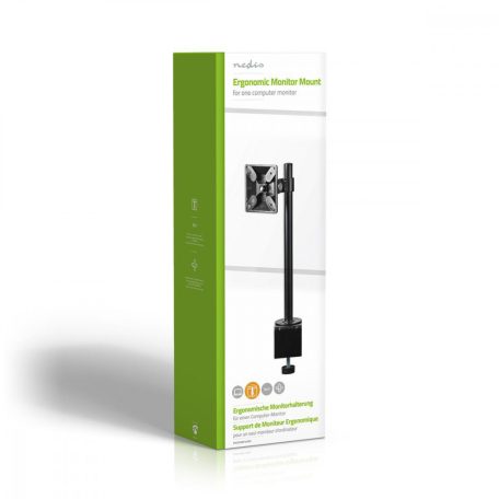 Asztali Monitor Tartó | 1 Képernyő(k) | 14-24 " | 75x75 / 100x100 | Dönthető Forgatható