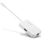 USB-C – 3 portos USB 3.0 Gigabit Ethernet hub
