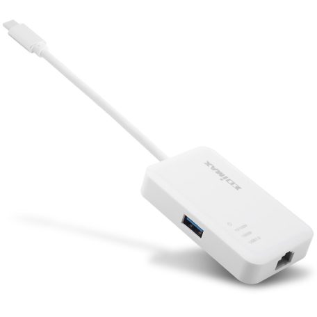 USB-C – 3 portos USB 3.0 Gigabit Ethernet hub