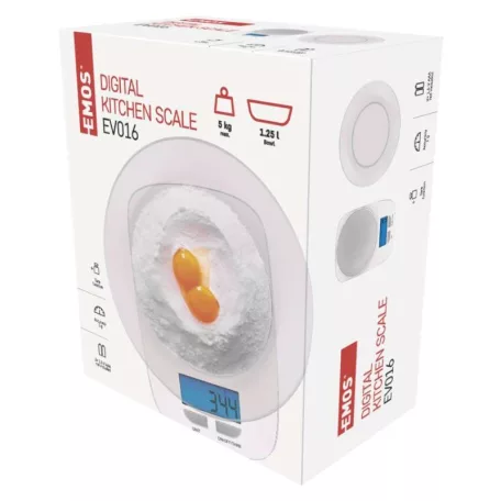EMOS Digitális konyhai mérleg EV016