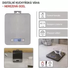 EMOS Digitális konyhai mérleg EV023, ezüst