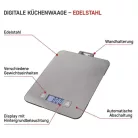 EMOS Digitális konyhai mérleg EV023, ezüst