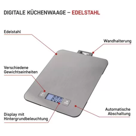 EMOS Digitális konyhai mérleg EV023, ezüst