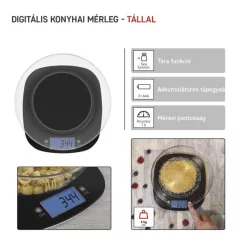EMOS Digitális konyhai mérleg EV025