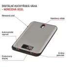 EMOS DIGITÁLIS KONYHAI EV026, ezüst