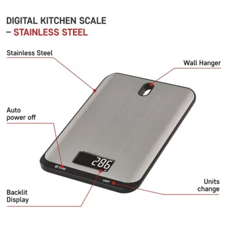 EMOS DIGITÁLIS KONYHAI EV026, ezüst