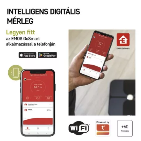 GoSmart Digitális személymérleg EV112