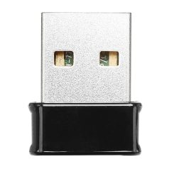   2 az 1-ben N150 Wi-Fi és Bluetooth 4.0 Nano USB adapter 2,4 GHz fekete