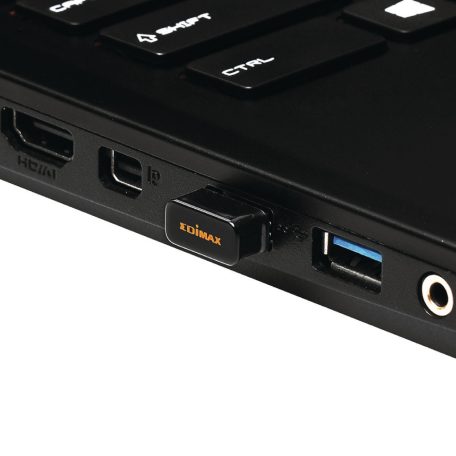 2 az 1-ben N150 Wi-Fi és Bluetooth 4.0 Nano USB adapter 2,4 GHz fekete