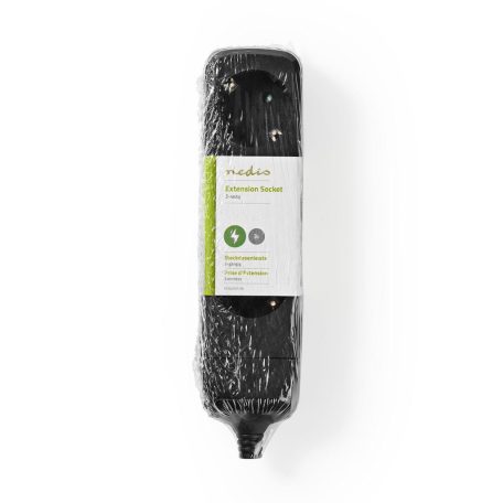 Elosztó | Földelt csatlakozó / F típus (CEE 7/7) | 3 utas | 3680 W | 16 A | Földelés típusa: Oldal Érzékelő | 230 V AC 50/60 Hz | Aljzat szög: 45 ° | Nincs Kábel Mellékelve | Fekete