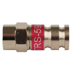 F-Csatlakozó 6.0 mm Dugasz Bronz