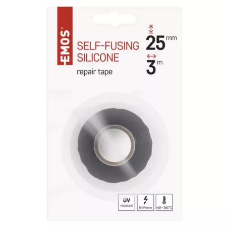 EMOS Vulkanizáló szilikonszalag 25/3 fekete