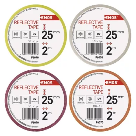 EMOS Öntapadós fényvisszaverő szalag  25/2 12db, display box