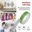  Kétoldalas habszalag 20 mm / 3 m, zöld