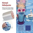 Javító ragasztószalag úszómedencékhez, 1 m × 100 mm, átlátszó