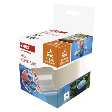 Javító ragasztószalag úszómedencékhez, 1 m × 100 mm, átlátszó