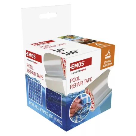 Javító ragasztószalag úszómedencékhez, 1 m × 100 mm, átlátszó