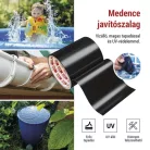 Javító ragasztószalag úszómedencékhez, 1 m × 100 mm, fekete