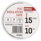 EMOS Szigetelőszalag 15/10 fehér