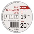 EMOS Szigetelőszalag 19/20 fehér