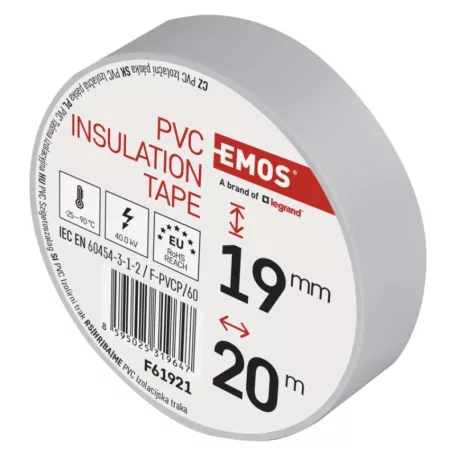 EMOS Szigetelőszalag 19/20 fehér