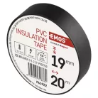 EMOS Szigetelőszalag 19/20 fekete
