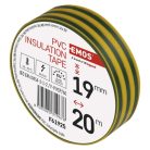 EMOS Szigetelőszalag 19/20 zöld-sárga