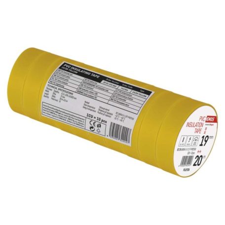 EMOS Szigetelőszalag 19/20 sárga